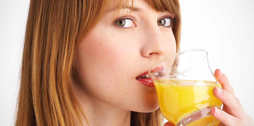 Antioxidant results of orange juice parts in people