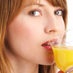 Antioxidant results of orange juice parts in people