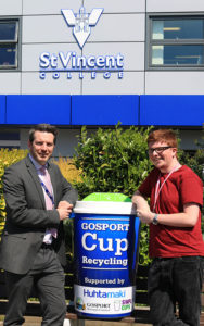 St Vincent College joins Gosport paper recycling scheme