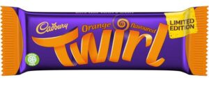 Limited version Cadbury Twirl Orange returns