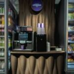 3-D revealed espresso station produced from waste